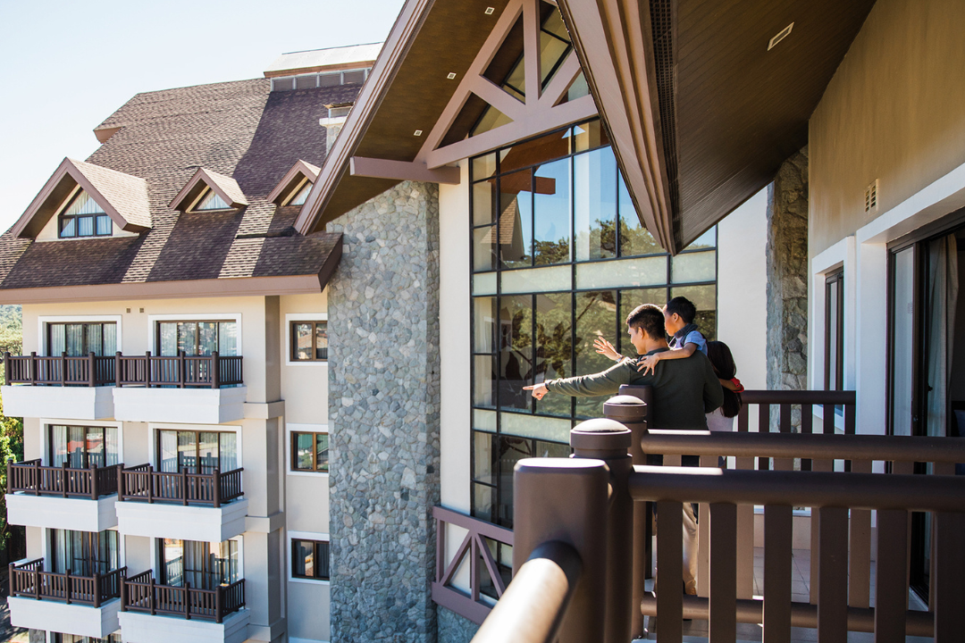 Azalea Hotels & Residences Baguio front balcony